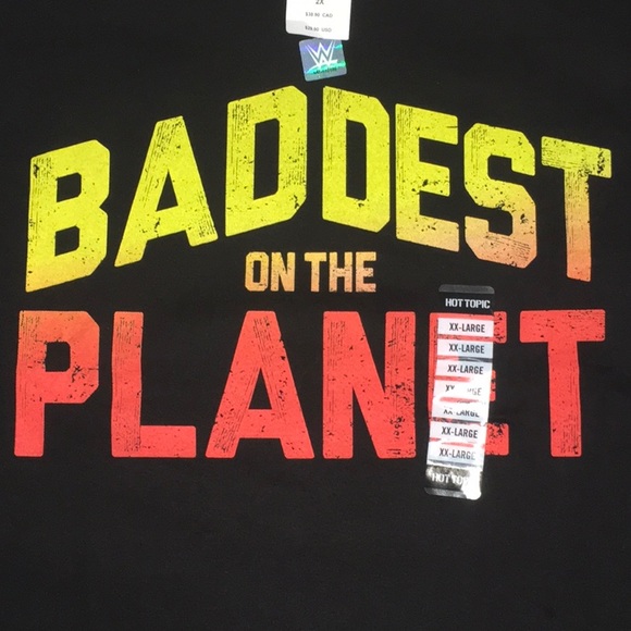 Ronda Rowdy Rousey ‘Baddest On The Planet’ WWE T-Shirt. - Picture 2 of 8